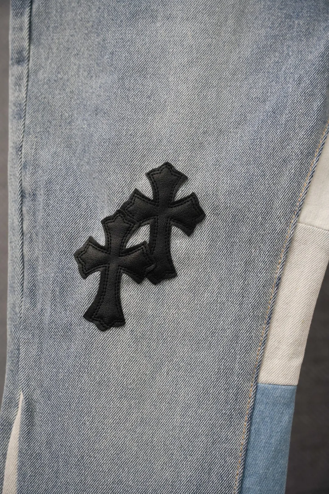 ：S 028 & Chrome Hearts Light Blue Same Style ：Light Blue Size：28 30 32 34 （S-XL)